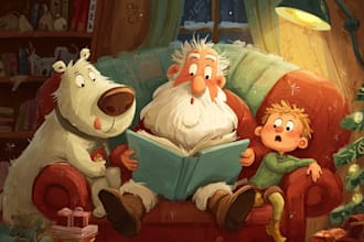 draw christmas kids book illustrations and kids draw christmas kids book illustr