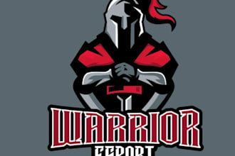design high quality export warrior logo