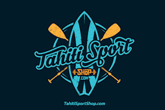design unique catching extreme sports logo for tahiti