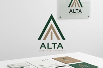 create a high end luxury business logo and complete brand identity