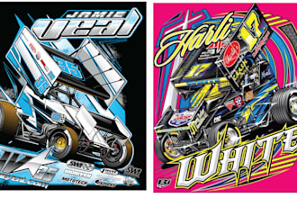 design high quality esport racing t shirt logo with unlimited revision