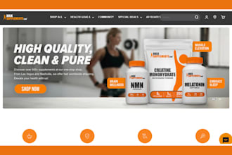 build private label supplement shopify store supplement website supplement store