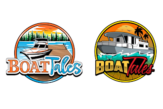 design awesome boat logo