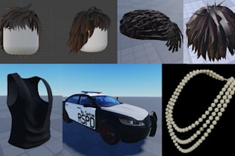 create a realistic roblox ugc hair model roblox accessories