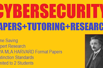 write cybersecurity study papers