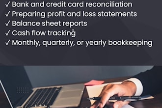 be your trained bookkeeper quickbooks and google sheets