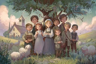 draw children book illustrations