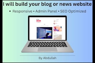 build a professional blog or news website in django