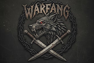 design a metal logo for cd artwork