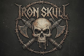 create a logo for vinyl album covers