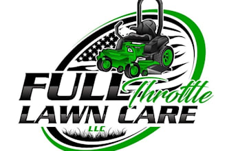 design luxury lawn care logo