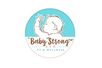 design baby strong physical therapy infant wellness logo