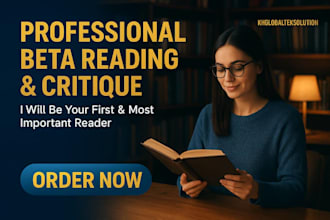 be your beta reader fantasy manuscript critique and developmental editor