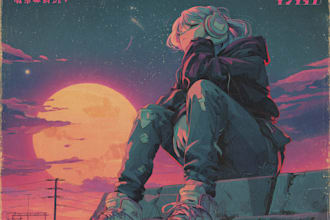 make unique anime or cartoon album cover art