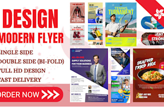 design a professional flyer for your business or event