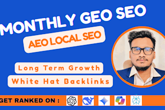 boost google rankings with monthly GEO SEO aeo