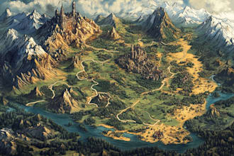 fantasy map design map illustration fantasy map