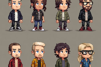 draw and animate your professional animated pixel art