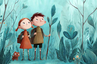 children book illustration and children book illustration