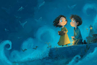 draw children book illustration