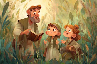 draw children book illustrations and kids book illustrations