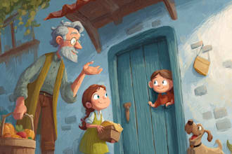 children book illustration and children book illustration