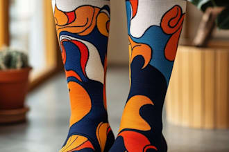 do a unique socks design