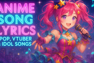 professional female vocal performance for anime, jpop, kpop, and vtuber songs