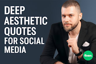 write deep aesthetic quotes and captions for instagram or threads