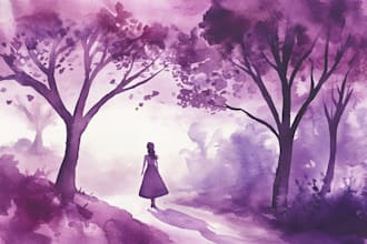 do a watercolor illustration