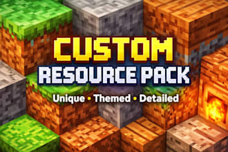 design custom themed minecraft resource packs