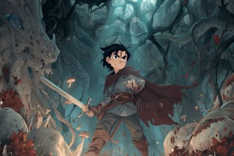 do fantasy character art and unique fantasy character