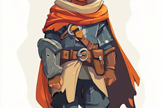 design simple 2d game characters