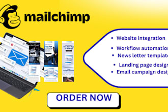 set up mailchimp automation and email marketing campaign