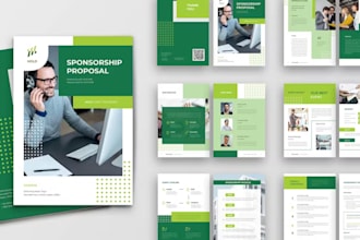 write, design pro sponsorship pitch deck, sponsorship proposal, sponsorship deck