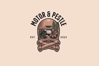 design combines polar opposites logo