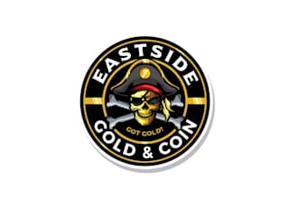 design gold coin exchange logo