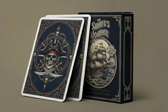 design your custom playing card , poker card or board game