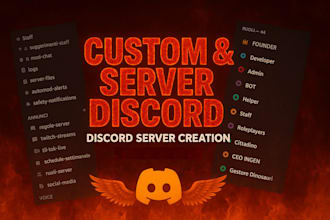 set up a discord server for gaming, rp, or community