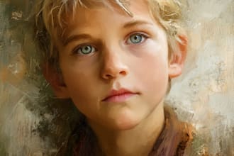paint digital oil painting portraits