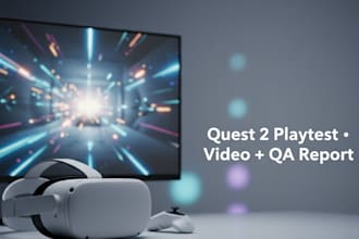 playtest your VR quest game and deliver video repros