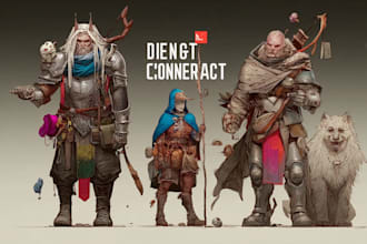 design character design in anime style