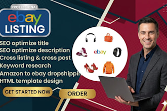 do ebay listing, ebay SEO listing, ebay product listing, ebay lister