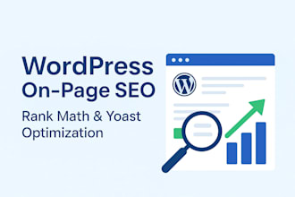 perform wordpress on page SEO using rankmath or yoast plugin