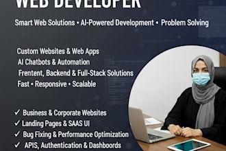 design and develop your buisness website and deliver fast