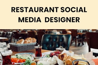 design social media post for your restaurants