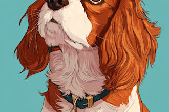 draw disney pet portrait