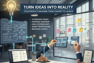 be your digital product manager with roadmap, brd and prd