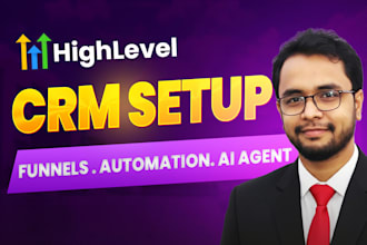be gohighlevel CRM, sales funnel, ai automation, ghl website expert