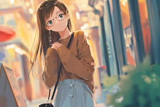 draw a anime character